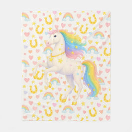 Cooper & Cody Best-Friend Horses Fleece Throw