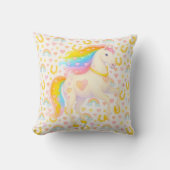 Cooper & Cody — Rainbow Horses Throw Pillow Kissen (Vorderseite)