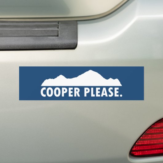 Cooper Colorado Bitte Autoaufkleber (Auf Auto)