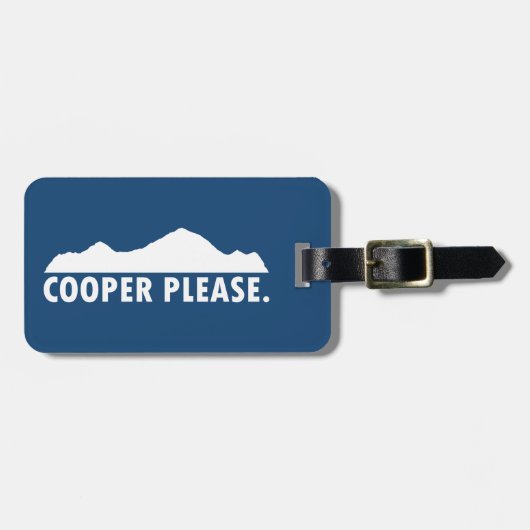 Cooper Colorado Bitte Gepäckanhänger (Vorderseite horizontal)