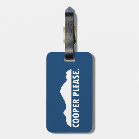 Cooper Colorado Bitte Gepäckanhänger (Rückseite vertikal)