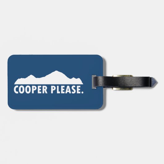 Cooper Colorado Bitte Gepäckanhänger (Rückseite horizontal)