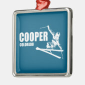 Cooper Colorado Skier Ornament Aus Metall (Links)