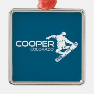 Cooper Colorado Snowboarder Ornament Aus Metall
