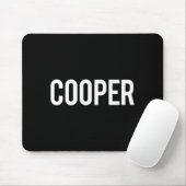 Cooper - Cool New Funny Name Fan Gift Tee  Mousepad (Mit Mouse)