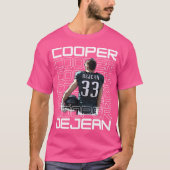 Cooper Dejean 33 Phil Football Cartoon Kfcd002 T-Shirt (Vorderseite)