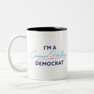 Cooper/Holley-Demokrat Zweifarbige Tasse
