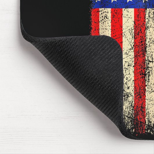 Cooper Last Name Shirt Cooper Name American Flag F Mousepad (Ecke)