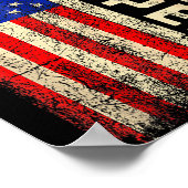 Cooper Last Name Shirt Cooper Name American Flag F Poster (Ecke)