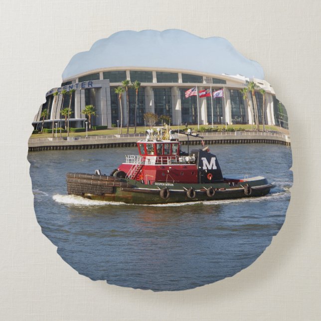 Cooper Moran Rundkissen Rundes Kissen (Vorderseite)