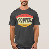 Cooper Personalisierter Name - Cooper T-Shirt (Vorderseite)