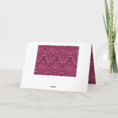 Cooper Rose Great Gatsby 1920er Hochzeit Karte (Rückseite)