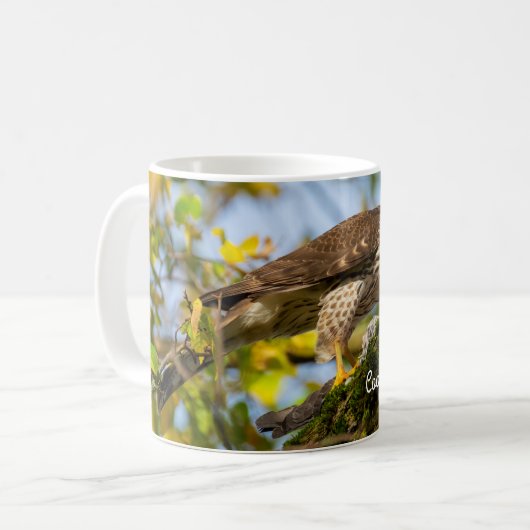 Cooper’s hawk kaffeetasse (Vorderseite Links)
