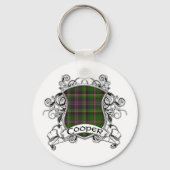 Cooper Tartan Shield Schlüsselanhänger (Vorderseite)