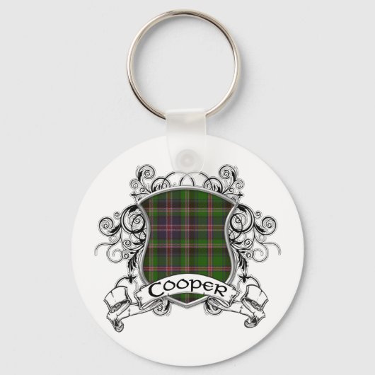 Cooper Tartan Shield Schlüsselanhänger (Vorderseite)