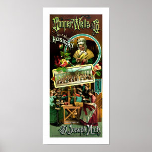 Cooper Wells Seamless Strumpfwaren Poster