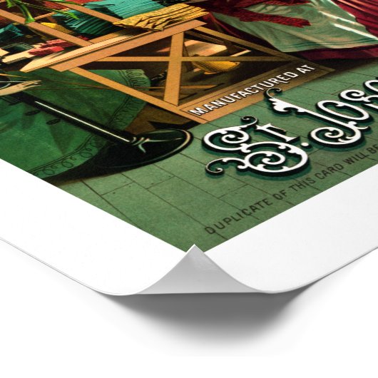 Cooper Wells Seamless Strumpfwaren Poster (Ecke)