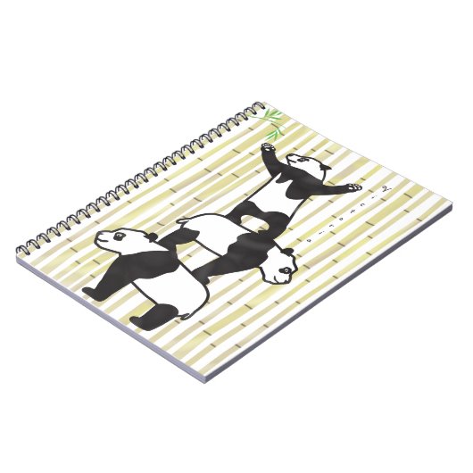 Cooperative Pandas Notebook Notizblock (Linke Seite)