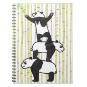 Cooperative Pandas Notebook Notizblock (Vorderseite)