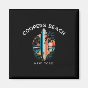 Coopers Beach New York Männer Frauen Surfen Magnet