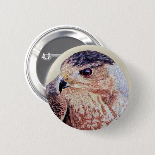 Coopers Hawk Button (Vorne & Hinten)