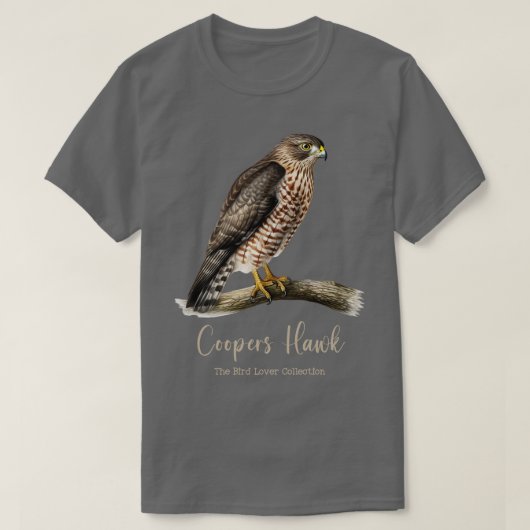 Coopers Hawk The Bird Lover Collection TShirt 1 (Design vorne)