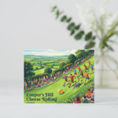 Cooper's Hill England Postkarte (Stehend Vorderseite)
