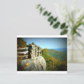 Coopers Rock Blick im Herbst. West Virginia Postkarte (Stehend Vorderseite)