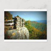 Coopers Rock Blick im Herbst. West Virginia Postkarte (Vorderseite)