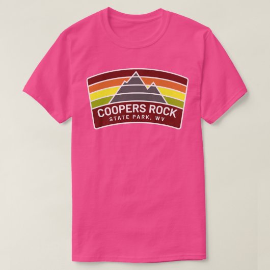Coopers Rock Staat Park West Virginia Mountains WV T-Shirt (Design vorne)