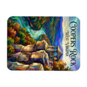 Coopers Rock State Forest West Virginia Magnet (Horizontal)