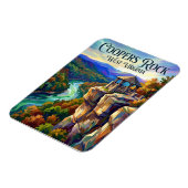 Coopers Rock State Forest West Virginia Magnet (Linke Seite)