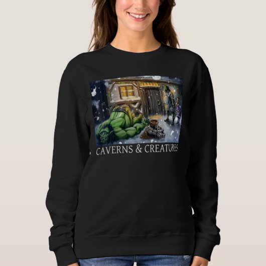 Coopers Weihnachts-Carol Höverns Kreaturen Sweatshirt (Vorderseite)
