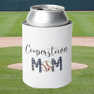 Cooperstown Baseball-Mama / Mama-Crew-Geschenk Dosenkühler