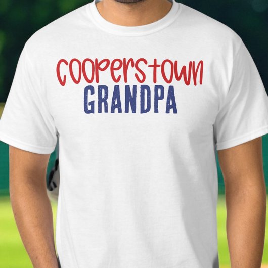 Cooperstown Grandpa Gramps Baseball Tournament T-Shirt