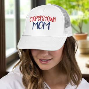 Cooperstown MOM Baseball / Rot Blau Turnier Truckerkappe