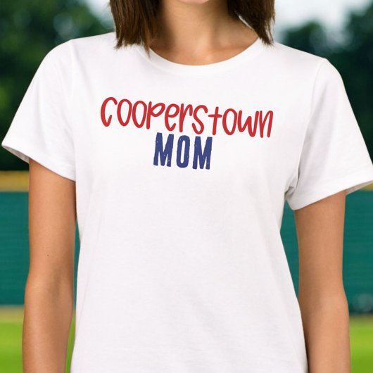Cooperstown Mom Baseball Tournament T-Shirt