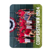 Cooperstown NY Baseball Custom Team Foto Magnet (Vertikal)