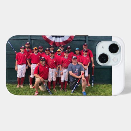 Cooperstown NY Baseball Team Foto Case-Mate iPhone Hülle (Rückseite (Horizontal))