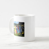 Cooperstown NY - Kajaks und Paddleboards Kaffeetasse (Vorderseite Links)
