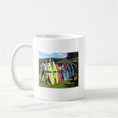 Cooperstown NY - Kajaks und Paddleboards Kaffeetasse (Links)