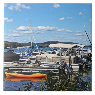 Cooperstown NY - Marina Beim Lake Front Park Fliese