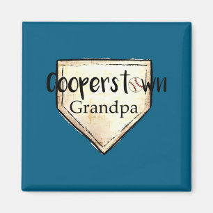 Cooperstown Ny Opa Süßes Baseball-Design Magnet