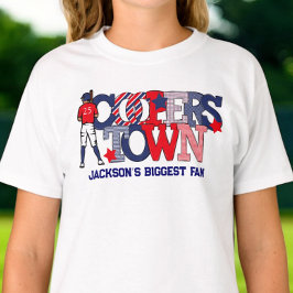 Cooperstown Patriotic Sibling Sister Baseball Tri-Blend Shirt