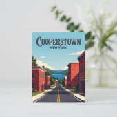 Cooperstown USA Postkarte (Stehend Vorderseite)