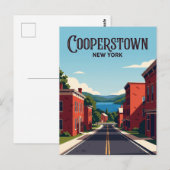 Cooperstown USA Postkarte (Vorne/Hinten)