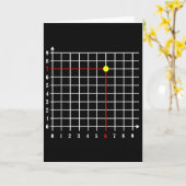 Coordinate (6_7) Six Seven Number Gen Alpha Slang  Karte (Gelbe Blume)