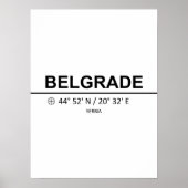Coordinates Belgrad Poster (Vorne)