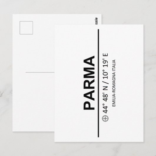 Coordinates Parma Postkarte (Vorne/Hinten)
