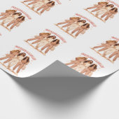 Coordinating Outfit Aesthetic Besties Vibes Geschenkpapier (Ecke)